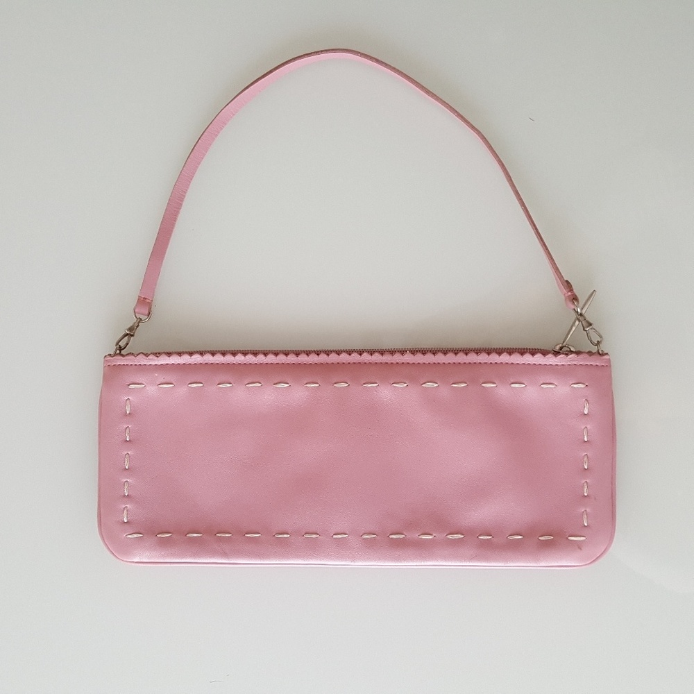 BCBG Max Azria pink shoulder bag/clutch